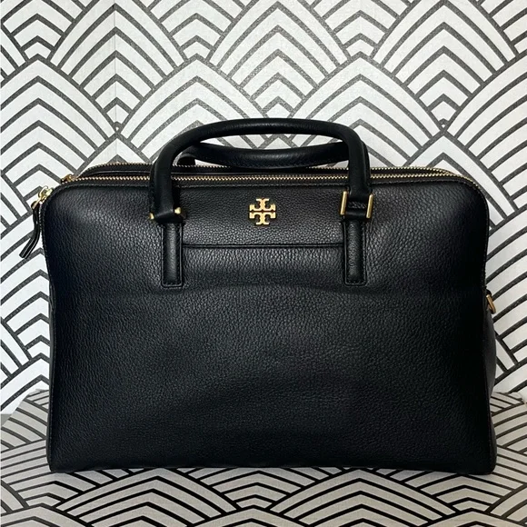 Tory Burch Georgia Double Zip Satchel - Picture 2 of 6